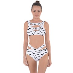 Bats Pattern Bandaged Up Bikini Set  by Sobalvarro