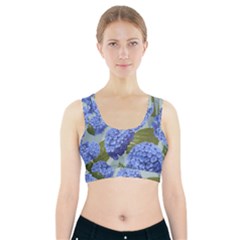 Hydrangea  Sports Bra With Pocket by Sobalvarro