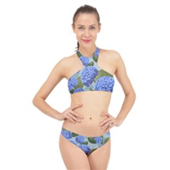 Hydrangea  High Neck Bikini Set by Sobalvarro