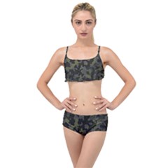 Camouflage Vert Layered Top Bikini Set by kcreatif