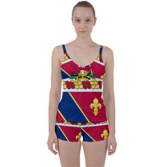 Coat Of Arms Of United States Army 133rd Field Artillery Regiment Tie Front Two Piece Tankini by abbeyz71