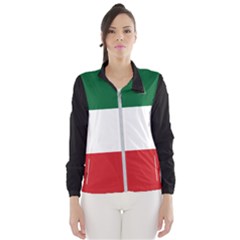 Flag Patriote Quebec Patriot Red Green White Modern French Canadian Separatism Black Background Women s Windbreaker by Quebec