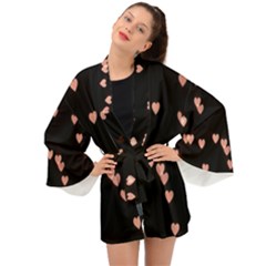 Love Hearts Long Sleeve Kimono by myuique