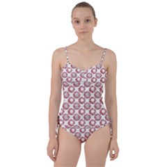Peppermint Candy Dots Sweetheart Tankini Set by bloomingvinedesign