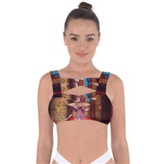 Cute Little Harlequin Bandaged Up Bikini Top by FantasyWorld7