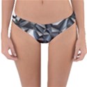 Triangles Polygon Color Silver Uni Reversible Hipster Bikini Bottoms View1