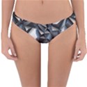 Triangles Polygon Color Silver Uni Reversible Hipster Bikini Bottoms View3