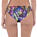Cassette Many Record Graphics Reversible Hipster Bikini Bottoms View2