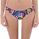 Cassette Many Record Graphics Reversible Hipster Bikini Bottoms View3