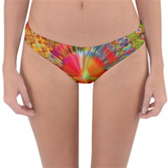 Kaleidoscope Mandala Color Reversible Hipster Bikini Bottoms by Wegoenart