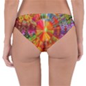 Kaleidoscope Mandala Color Reversible Hipster Bikini Bottoms View2