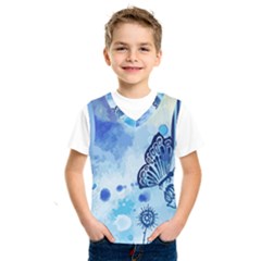 Blue Shaded Design Kids  Sportswear by designsbymallika