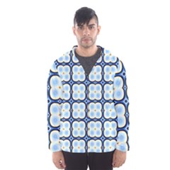 Pattern Design Art Scrapbooking Geometric Cubes Men s Hooded Windbreaker