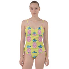 Summer Pineapple Seamless Pattern Sweetheart Tankini Set by Sobalvarro