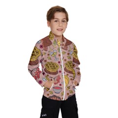 Thanksgiving Pattern Kids  Windbreaker by Sobalvarro