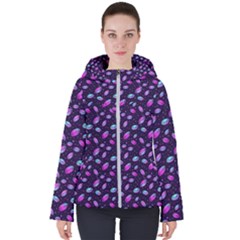 Galaxygalaxies72x72 Women s Hooded Puffer Jacket