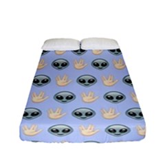 Alien Pattern Fitted Sheet (full/ Double Size) by Sapixe