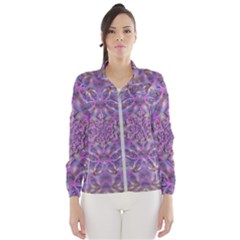 Skyscape In Rainbows And A Flower Star So Bright Women s Windbreaker by pepitasart