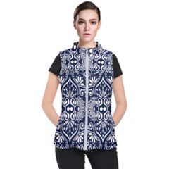 Mandala Pattern Women s Puffer Vest by designsbymallika