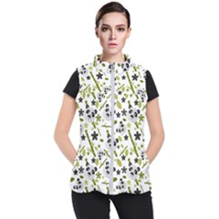 Panda Love Women s Puffer Vest by designsbymallika