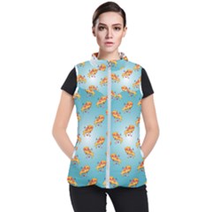 Pizza Love Women s Puffer Vest by designsbymallika