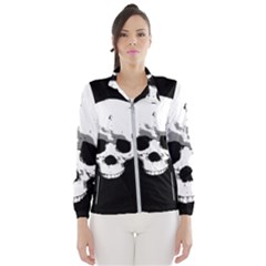 Halloween Horror Skeleton Skull Women s Windbreaker by HermanTelo