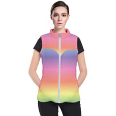 Rainbow Shades Women s Puffer Vest by designsbymallika