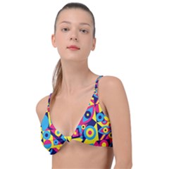 Doodle Pattern Knot Up Bikini Top by designsbymallika