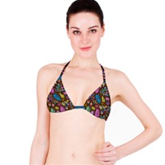 Tropical Print  Bikini Top by designsbymallika