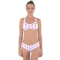 Create Your Own Custom Online Full Print Blank Template Criss Cross Bikini Set by startdesign