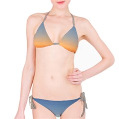 Photo Coucher Du Soleil Bleu/orange Classic Bikini Set by kcreatif