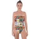 Labels Tie Back One Piece Swimsuit View1