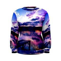 Photo Coucher Du Soleil Effet Galaxy Women s Sweatshirt by kcreatif