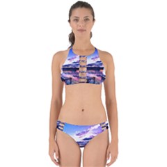 Photo Coucher Du Soleil Effet Galaxy Perfectly Cut Out Bikini Set by kcreatif