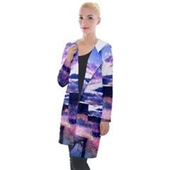 Photo Coucher Du Soleil Effet Galaxy Hooded Pocket Cardigan by kcreatif