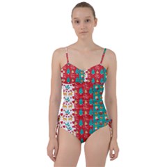 Funny Christmas Pattern Hohoho Sweetheart Tankini Set by Vaneshart