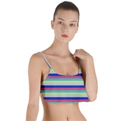 Stripey 6 Layered Top Bikini Top  by anthromahe