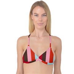 Stripey 19 Reversible Tri Bikini Top by anthromahe