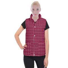 Df Ricky Purplish Women s Button Up Vest by deformigo