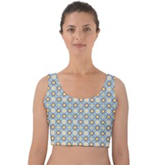 Df Norbert Pastel Velvet Crop Top by deformigo