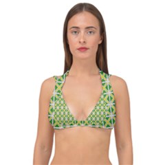 Df Matyas Double Strap Halter Bikini Top by deformigo