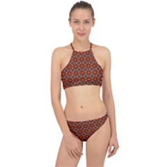 Df Mandarino Racer Front Bikini Set by deformigo