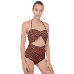 Df Mandarino Scallop Top Cut Out Swimsuit by deformigo