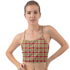 Df Hackberry Grid Mini Tank Bikini Top by deformigo