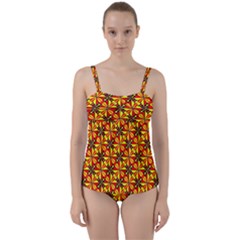 Rby-c-1 Twist Front Tankini Set by ArtworkByPatrick