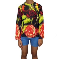 Flowers 1 1 Kids  Long Sleeve Swimwear by bestdesignintheworld