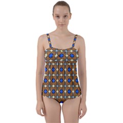 Mirano Twist Front Tankini Set by deformigo