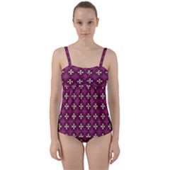 Barbruce Twist Front Tankini Set by deformigo