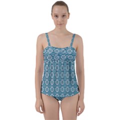 Ningaloo Twist Front Tankini Set by deformigo