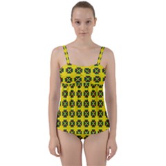 Pomeroy Twist Front Tankini Set by deformigo